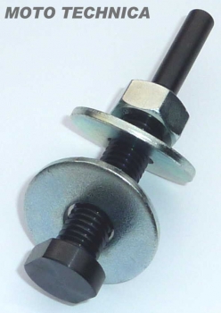 Aufnahme Aufnahmedorn gerade für 10 mm Loch/Bohrung  Länge 90 x 10 mm Gewinde für z.B. Bohrmaschine für Polierscheiben Schleifer