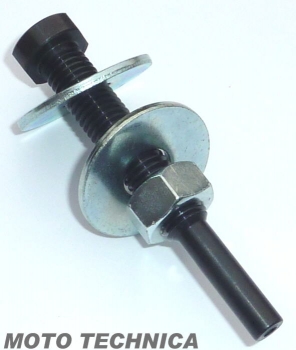 Aufnahme Aufnahmedorn gerade für 10 mm Loch/Bohrung  Länge 90 x 10 mm Gewinde für z.B. Bohrmaschine für Polierscheiben Schleifer