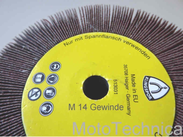 Winkelschleifmop  115 x 20 mm  M 14 Gewinde
